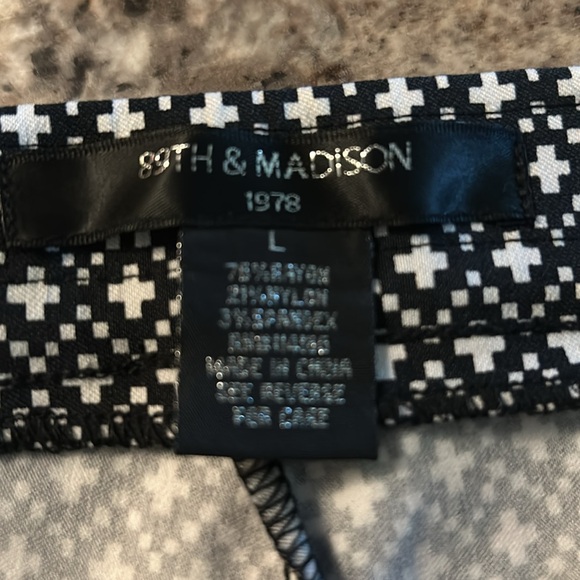 NWT Women’s 89Th & Madison Pants with Front Pockets - Picture 5 of 6